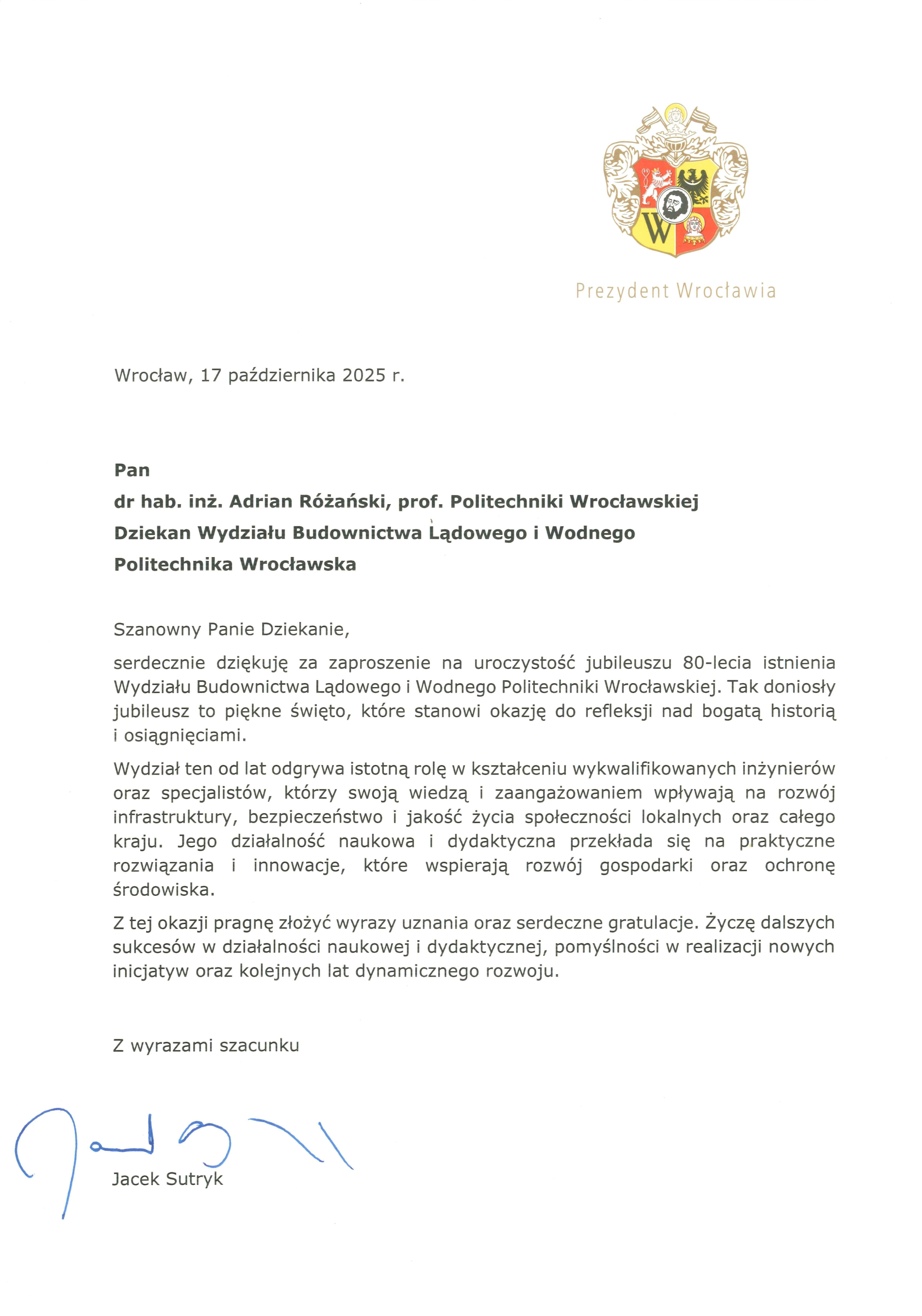 Prezydent Wrocławia