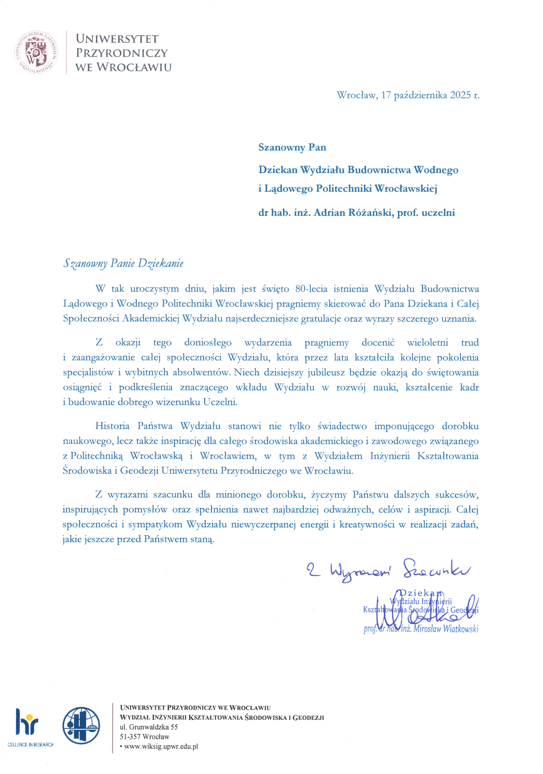 Uniwersytet Przyrodniczy we Wrocławiu